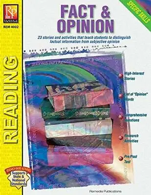 $9.88 • Buy Specific Skills Series: Fact & Opinion | Reproducible Activity Book - GOOD
