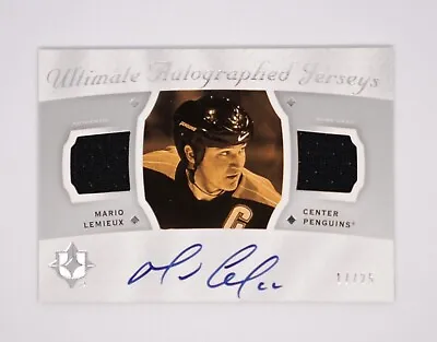 2009 Upper Deck Ultimate Collection Hockey Mario Lemieux Ultimate Auto /25! • $349.99