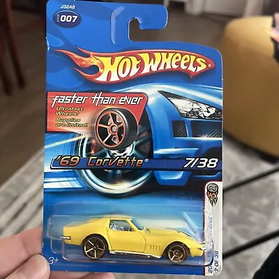 Hot Wheels 69 CORVETTE 2006 First Editions #007 - FASTER THAN EVER FTE • $4.99