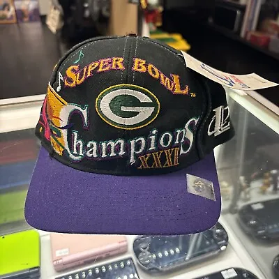 Super Bowl Champions XXXI Green Bay Packers 1997 NFL Football Cap / Hat One Size • $21