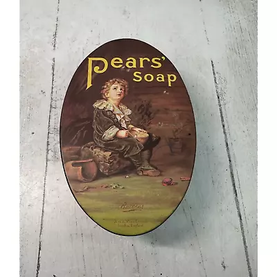 Pears' Soap Oval Shaped Tin Bubbles Collectible Bath Vintage Victorian Design • $8