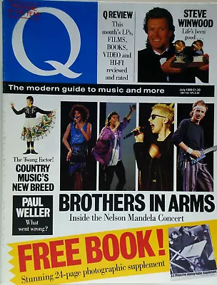 Q MAGAZINE #22 MANDELA CONCERT Furry Freak Brothers JOHN WATERS Weller July 1988 • £4.50