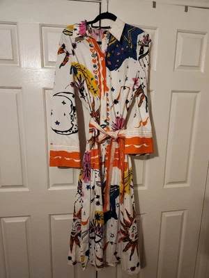 $100 • Buy ZARA Stunning MIDI SHIRT Dress Size 10-12