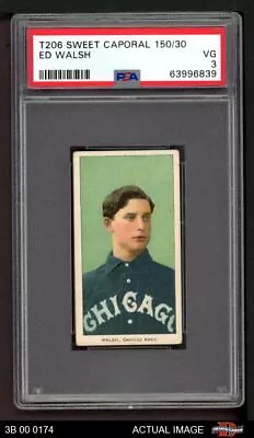 1909 T206 Ed Walsh White Sox HOF PSA 3 - VG • $1870
