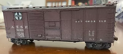 SUPER RARE HO Sunshine BUILT Resin ATSF Santa Fe Fe-P Fe-T Auto Boxcar • $259.99