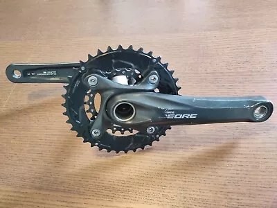 Shimano Deore 2x Hollowtech II Crankset Fc-m617 38-24 Chainrings 170mm Crank • $40