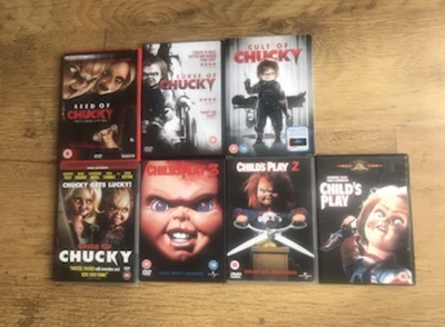 £65 • Buy Dvd Horror Child’s Play 1980’s-00’s Complete Collection All 7 Movie Bundle Chuck