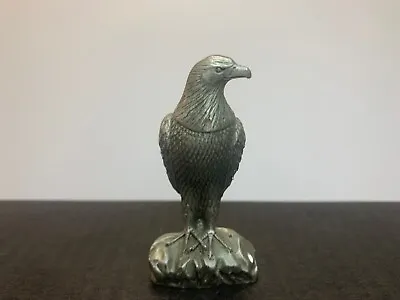 Pewter Bald Eagle Figure 2 3/4 Inch Masterworks 1989 • $14.99