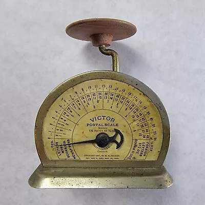 Antique Vintage Victor Postal Scale From 1897 Seems To Work! • $39.99