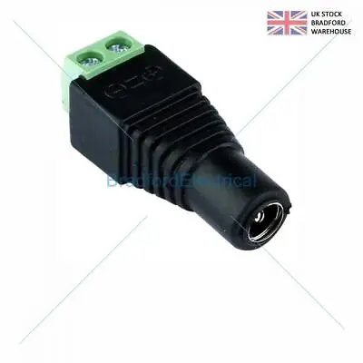 12V DC Male Female Power Balun Connector Cable Adapter Jack Plug For CCTV CAMERA • £39.99