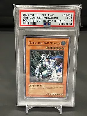 Mint Yu-Gi-Oh! Asian English Mobius The Frost Monarch SOD-AE022 PSA9 Ultimate1st • $1900