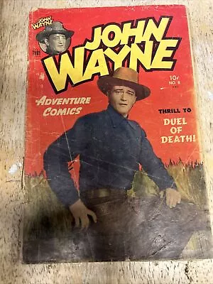 JOHN WAYNE ADVENTURE COMICS #8 1951 Poor Condition • $50