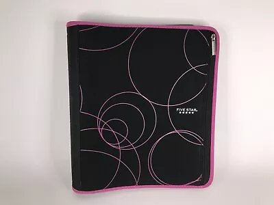 Mead Five Star Notebook 2  Ring - Black And Pink • $12