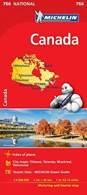 Canada - Michelin National Map 766: Map (M... Michelin • £4.41