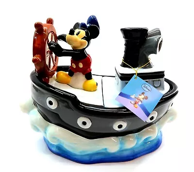 Steamboat Willie Mickey Mouse Cookie Jar By Westland & Disney No 19547  • $39.99