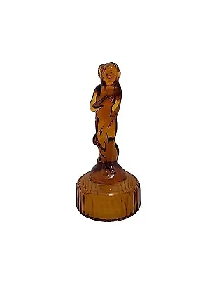 Vtg Imperial Glass Amber Bashful Charlotte Venus Rising Figurine Statue • $20.99