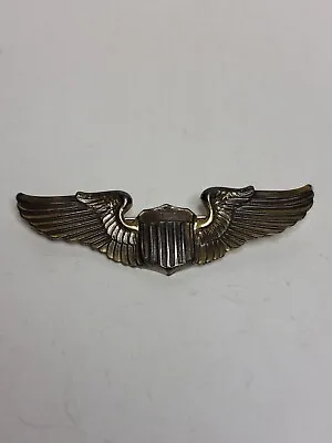 Vintage Military WWII Pilot Wings Sterling Amcraft Attleboro Mass 3” • $79.99