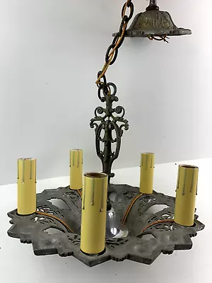 Antique Spanish Revival Style Ornamental Chandelier • $325