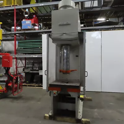 Hannifin F1000-41SP  100 Ton C Frame Hydraulic Press 24  Stroke 18  Throat 460V • $16000