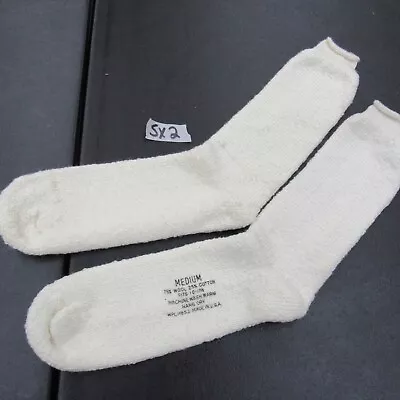 Socks Military 75% Wool Size 10-11.5 Medium 1 Pair Irregular Comfortable (SX2) • $2