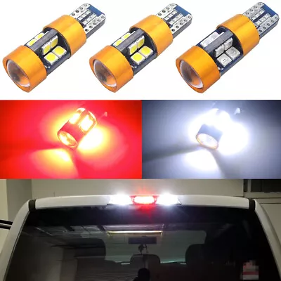 2 White 1 Red 921 912 LED Bulbs For Ford F-150 1997-2020 Cargo 3rd Brake Lights • $9.99