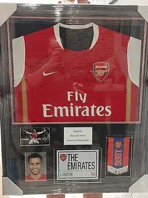 Arsenal Signed Shirt Framed - Robin Van Persie - WITH COA • £220