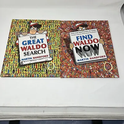 Vintage Lot Of 2 Where’s Waldo Now Great Waldo Search Books Martin Handford 1st • $29.99