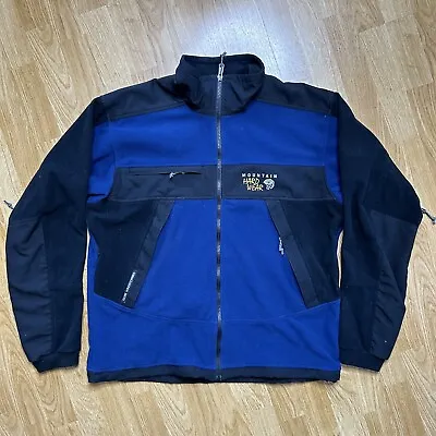 Mountain Hardwear Gore Windstopper Fleece Jacket Men's Large L Blue Full Zip • $49