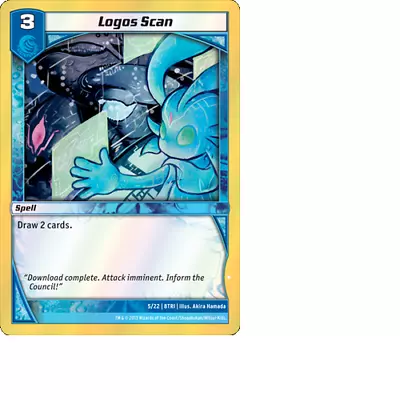 Kaijudo X3 LOGOS SCAN Foil Common #5/22 8TRI (Playset) - Elite: Triple Strike • $1.01