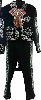 Men's Mariachi Charro Suit Set Mexico Folklorico 5 De Mayo Fiesta Dance Costume • $191