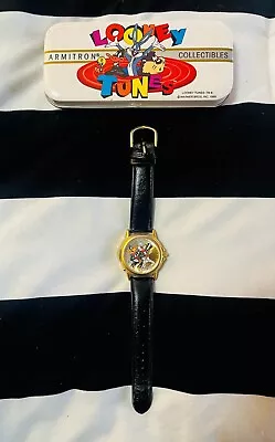 Looney Tunes Bugs Bunny /Armitron 1998 Mel Blanc Voice Wristwatch Musical W/Case • $20