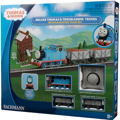 Bachmann 00760 Deluxe Thomas & The Troublesome Trucks Train Set HO Scale • $271.02
