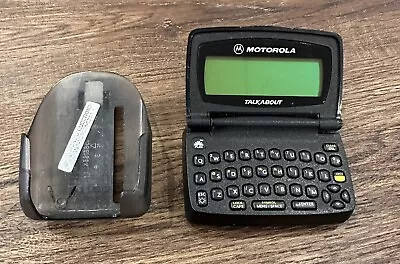 Vintage Motorola Talkabout Arch Pager A06QBB5806AA Black Pre Owned • $89.99