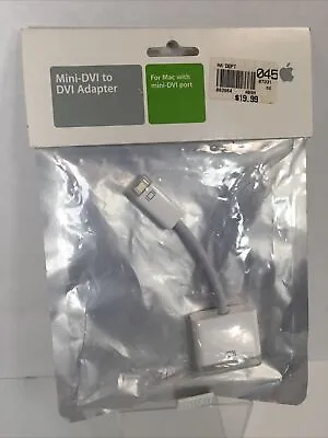 Open Box OEM Apple Mini DVI To DVI Adapter M9321G/B Great Condition • $17.95