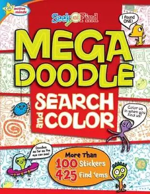 Mega Doodle Search And Color: Seek And Find Activity Book: New • $21.33