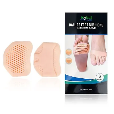 6 Pairs Of Metatarsal Pads For Women's And Men's Ball Of Foot Cushion • $6.99