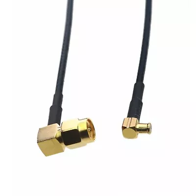 RF Cable MCX Plug Elbow To SMA Male RA RG174 6 ~10FT DVB TV Radio GPS Antenna • $2.30