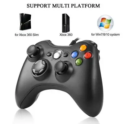 Wired USB Game Controller Joystick For Microsoft Xbox 360 PC Windows XP 7 8 10 • $20.68