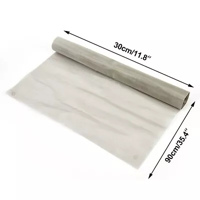 $10.55 • Buy 1x 100-Micron Mesh Stainless-Steel Woven Wire-Cloth Screen Filter Sheet 12X35 