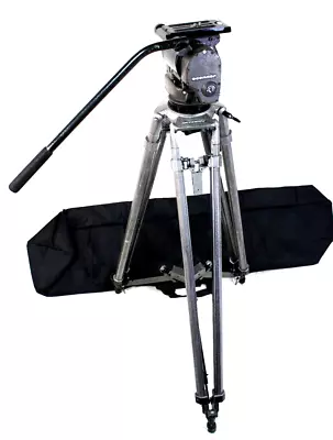 O'CONNOR 1030B DA PROFESSIONAL ORIGINAL TRIPOD WITH MID-LEVEL SPREADER  39Lbs 🔥 • $4400