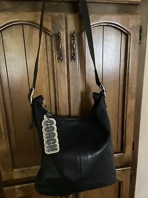 Vintage COACH SLIM LEGACY Black Leather Hobo/ Crossbody Bag No 9177 • $75