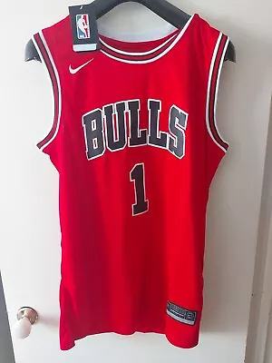 Derrick Rose Chicago Bulls NBA Basketball Jersey Size Large • $49.95