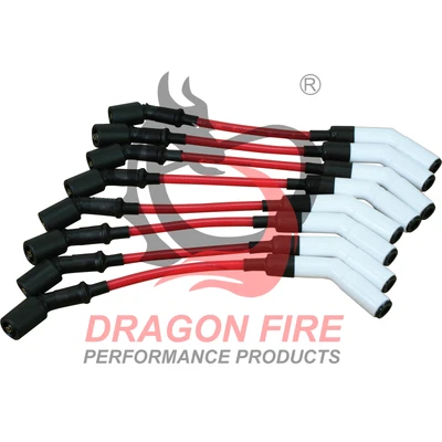 $104.95 • Buy Dragon Fire Racing CERAMIC Spark Plug Wire Set For Chevy GM LS1 LS2 LS3 V8 12.5 