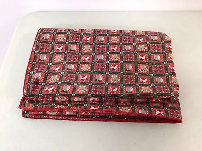 Large Vintage Christmas Tablecloth • $22.95