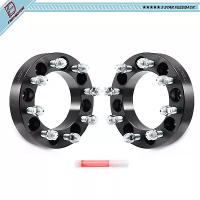 (2) 1.5  8x6.5 To 8x6.5 9/16 -18 Wheel Spacer For Ford F-250 F-350 Chevrolet C20 • $55.99