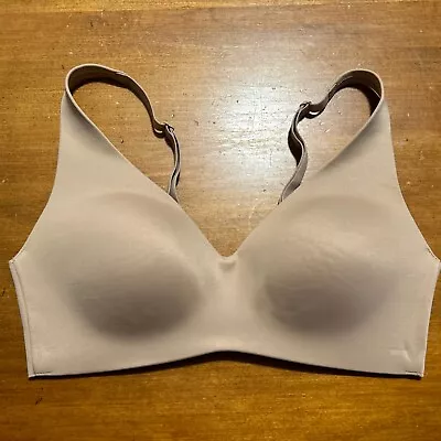 Wacoal Sz M B/C Flawless Comfort Wire Free Bra Roebuck/Beige 856326 • $18.50