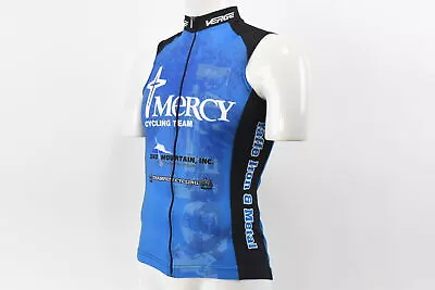 Verge Team Mercy Women's Elite Race Sleeveless Cycling Jersey Blue Small New • $16