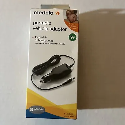 MEDELA CAR CHARGER VEHICLE LIGHTER POWER ADAPTER 9V Portable For Pump In Style • $9.95