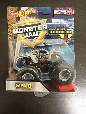 Hot Wheels Monster Jam Max-D Tour Favorites Mattel Toy Truck 15/19 2018 New • $29.90