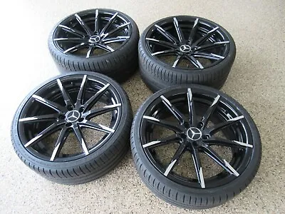 20  Black Staggered Lexani Wheels With Falken Tires Mercedes E Class  • $1300